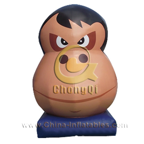 inflatable cartoon man